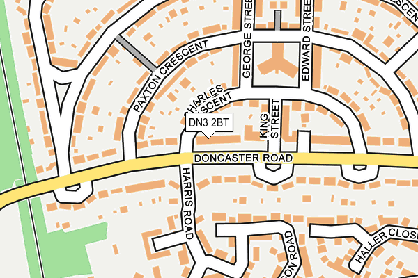 DN3 2BT map - OS OpenMap – Local (Ordnance Survey)