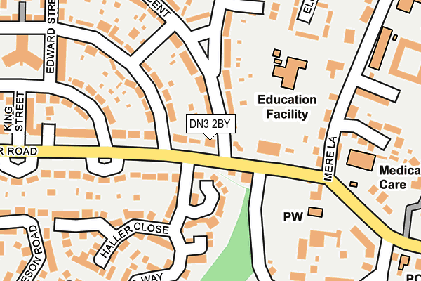 DN3 2BY map - OS OpenMap – Local (Ordnance Survey)