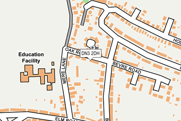 DN3 2DH map - OS OpenMap – Local (Ordnance Survey)