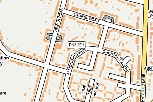 DN3 2EH map - OS OpenMap – Local (Ordnance Survey)