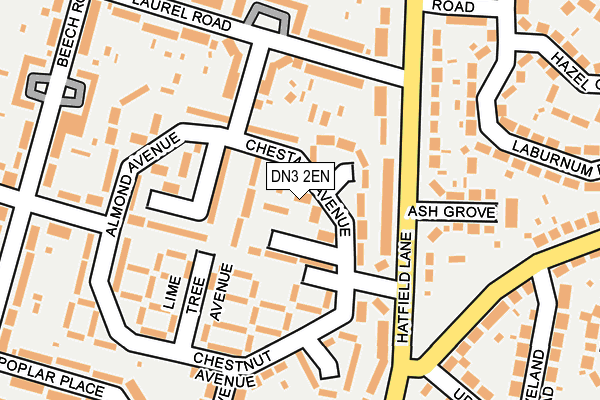 DN3 2EN map - OS OpenMap – Local (Ordnance Survey)