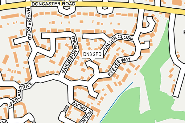 Map of NP BESPOKE TILING LTD at local scale