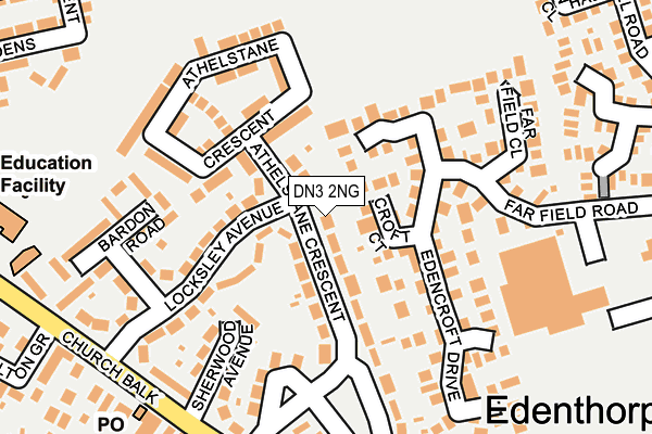 DN3 2NG map - OS OpenMap – Local (Ordnance Survey)
