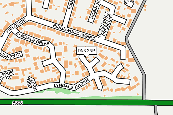 DN3 2NP map - OS OpenMap – Local (Ordnance Survey)