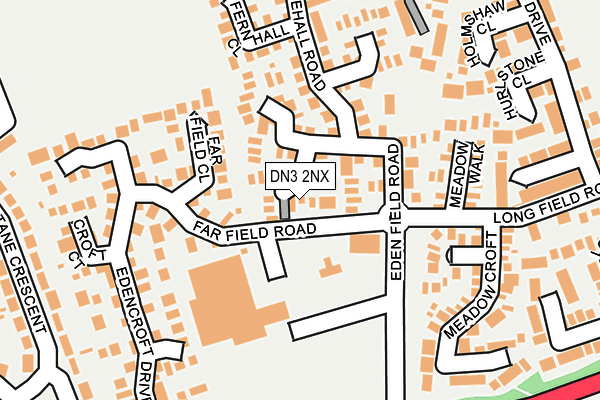 DN3 2NX map - OS OpenMap – Local (Ordnance Survey)