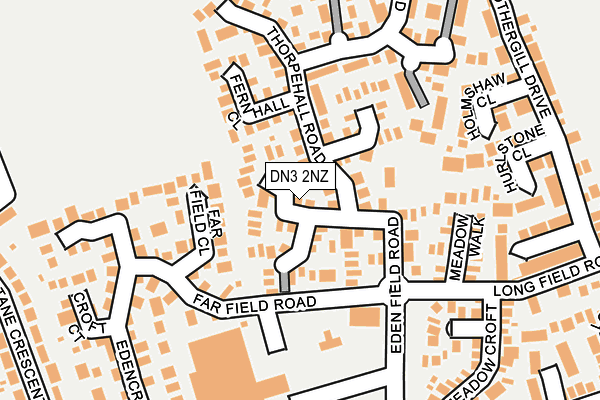 DN3 2NZ map - OS OpenMap – Local (Ordnance Survey)