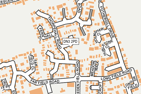 DN3 2PD map - OS OpenMap – Local (Ordnance Survey)