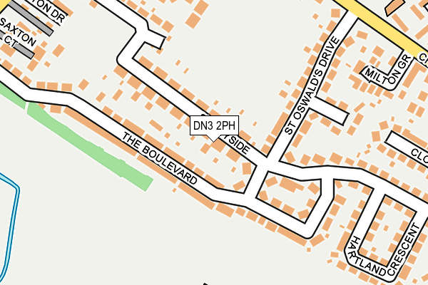 DN3 2PH map - OS OpenMap – Local (Ordnance Survey)