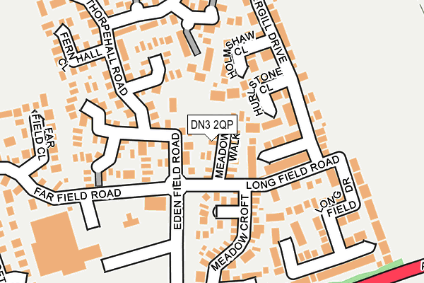 DN3 2QP map - OS OpenMap – Local (Ordnance Survey)