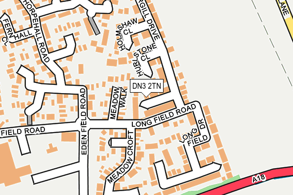 DN3 2TN map - OS OpenMap – Local (Ordnance Survey)