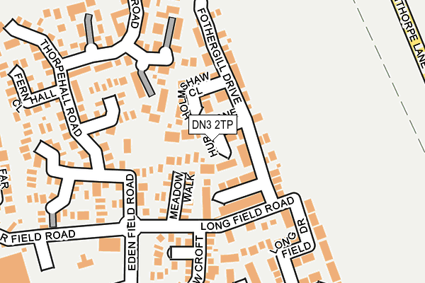 DN3 2TP map - OS OpenMap – Local (Ordnance Survey)