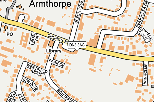 Map of FLORIDA TANNING (ARMTHORPE) LTD at local scale
