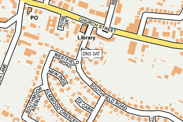 DN3 3AT map - OS OpenMap – Local (Ordnance Survey)