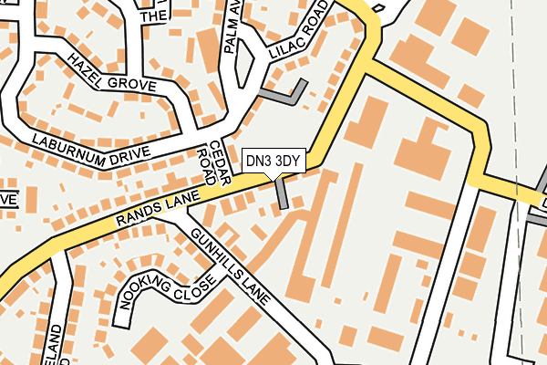 DN3 3DY map - OS OpenMap – Local (Ordnance Survey)
