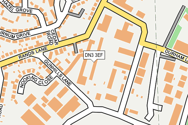 DN3 3EF map - OS OpenMap – Local (Ordnance Survey)