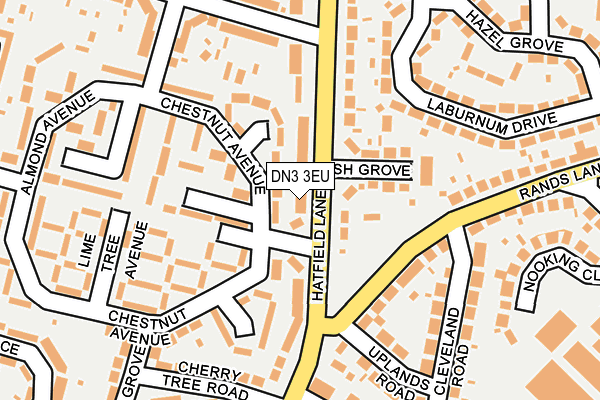DN3 3EU map - OS OpenMap – Local (Ordnance Survey)