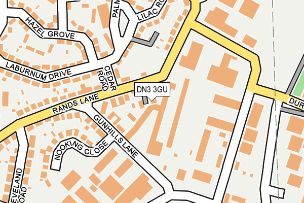 DN3 3GU map - OS OpenMap – Local (Ordnance Survey)