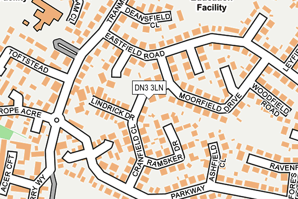 DN3 3LN map - OS OpenMap – Local (Ordnance Survey)