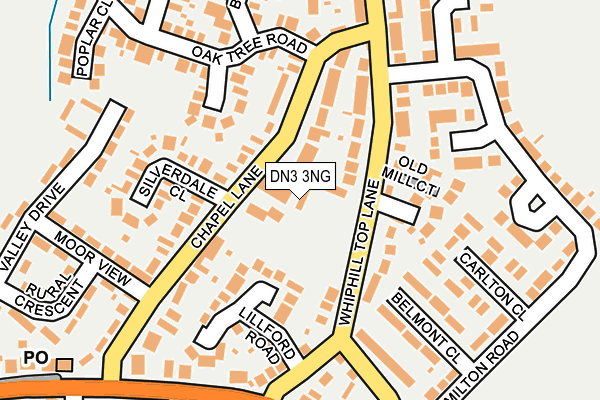 DN3 3NG map - OS OpenMap – Local (Ordnance Survey)