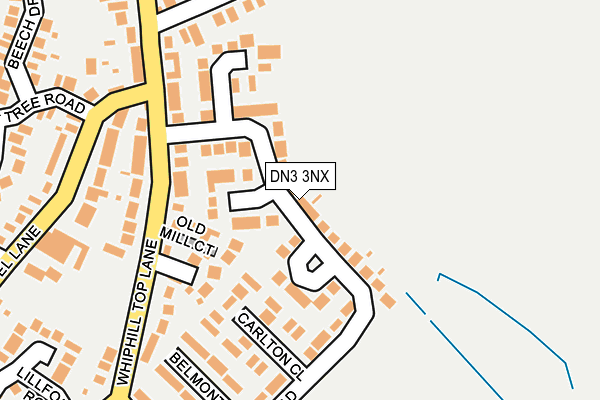 DN3 3NX map - OS OpenMap – Local (Ordnance Survey)