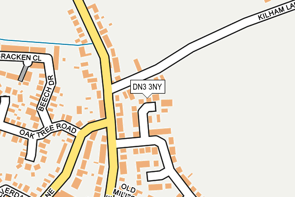 DN3 3NY map - OS OpenMap – Local (Ordnance Survey)