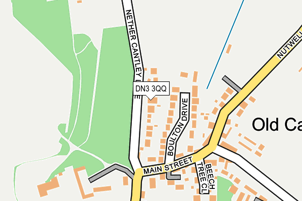 DN3 3QQ map - OS OpenMap – Local (Ordnance Survey)