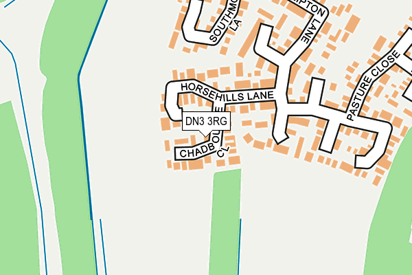 DN3 3RG map - OS OpenMap – Local (Ordnance Survey)
