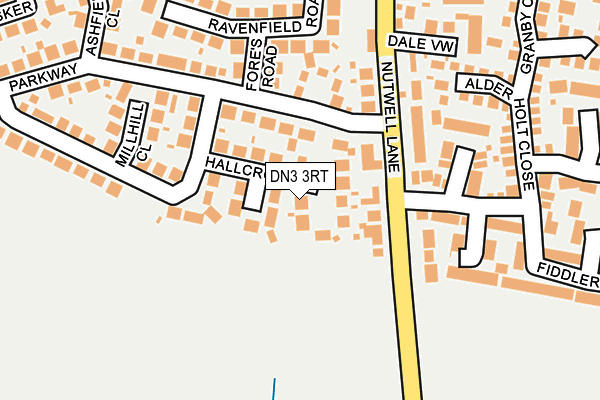 DN3 3RT map - OS OpenMap – Local (Ordnance Survey)