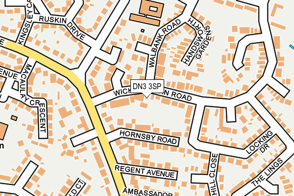 DN3 3SP map - OS OpenMap – Local (Ordnance Survey)