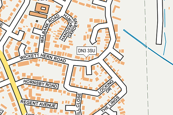 DN3 3SU map - OS OpenMap – Local (Ordnance Survey)