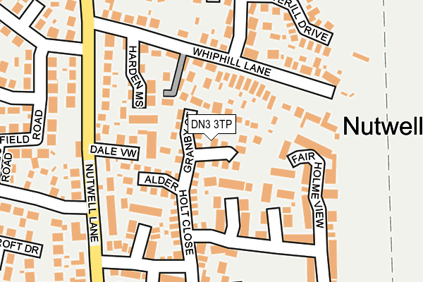 DN3 3TP map - OS OpenMap – Local (Ordnance Survey)