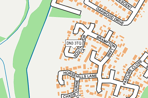 DN3 3TQ map - OS OpenMap – Local (Ordnance Survey)