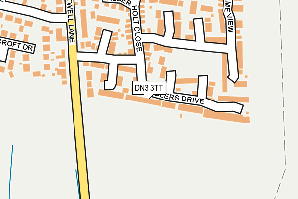 DN3 3TT map - OS OpenMap – Local (Ordnance Survey)