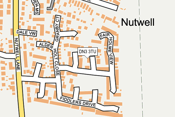 DN3 3TU map - OS OpenMap – Local (Ordnance Survey)