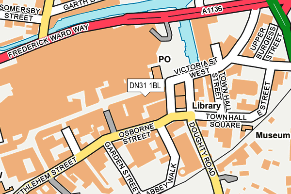 DN31 1BL map - OS OpenMap – Local (Ordnance Survey)