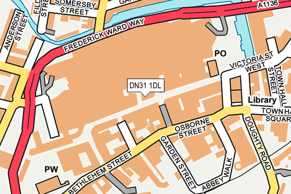 DN31 1DL map - OS OpenMap – Local (Ordnance Survey)