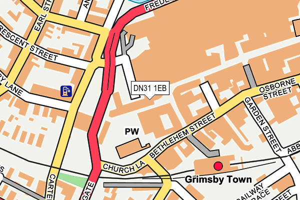 DN31 1EB map - OS OpenMap – Local (Ordnance Survey)