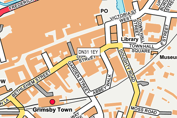 DN31 1EY map - OS OpenMap – Local (Ordnance Survey)
