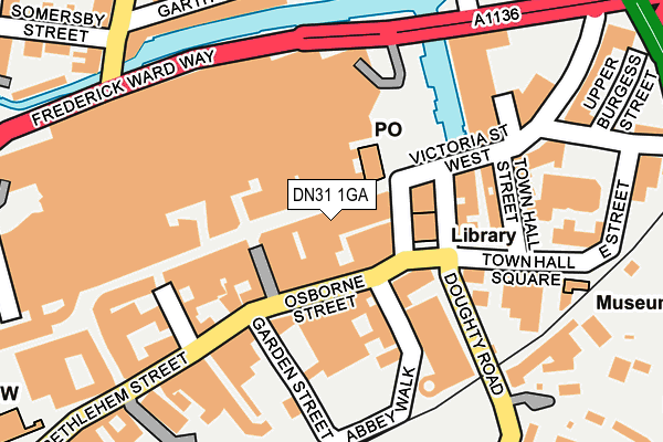 DN31 1GA map - OS OpenMap – Local (Ordnance Survey)