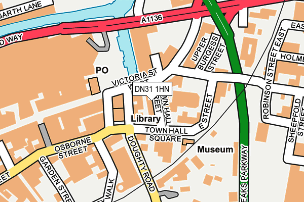DN31 1HN map - OS OpenMap – Local (Ordnance Survey)