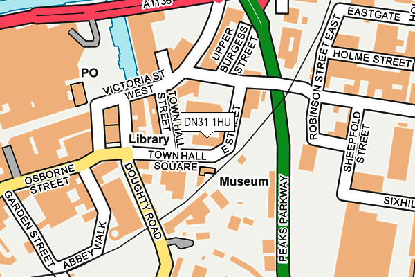 DN31 1HU map - OS OpenMap – Local (Ordnance Survey)