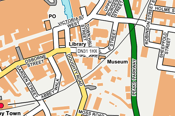 DN31 1HX map - OS OpenMap – Local (Ordnance Survey)