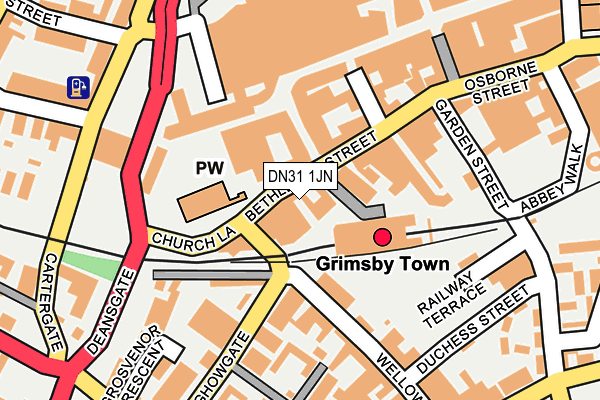 DN31 1JN map - OS OpenMap – Local (Ordnance Survey)