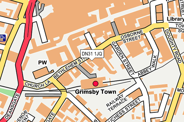 DN31 1JQ map - OS OpenMap – Local (Ordnance Survey)