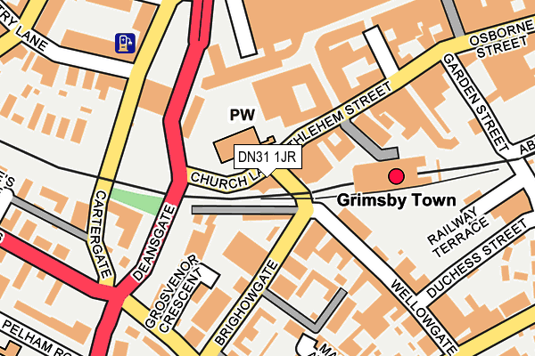 DN31 1JR map - OS OpenMap – Local (Ordnance Survey)