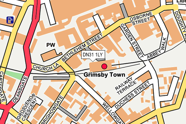 DN31 1LY map - OS OpenMap – Local (Ordnance Survey)