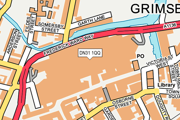 DN31 1QQ map - OS OpenMap – Local (Ordnance Survey)