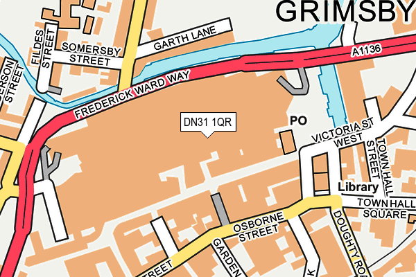 DN31 1QR map - OS OpenMap – Local (Ordnance Survey)