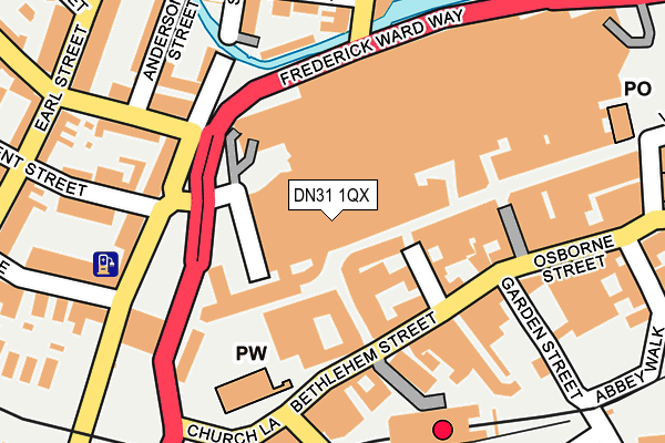 DN31 1QX map - OS OpenMap – Local (Ordnance Survey)