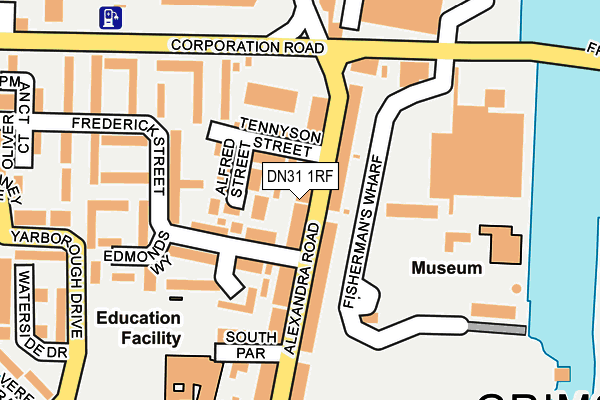 DN31 1RF map - OS OpenMap – Local (Ordnance Survey)
